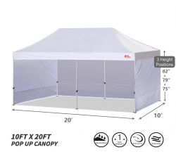 10 x 20 Canopy Tent Package