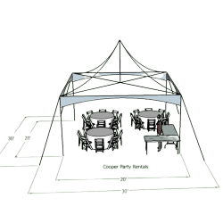 20X20LAYOUTalt 1715873779 20 x 20 Peak Tent Package