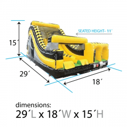 inflatable obstacle course venom radical run dimensions2 1721386223 30' Venom Obstacle Course