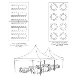 20x40 HI Peak Frame Tent