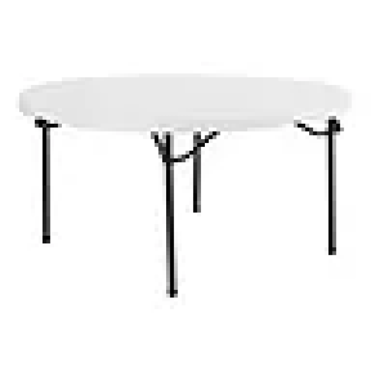5ft round plastic banquet tables